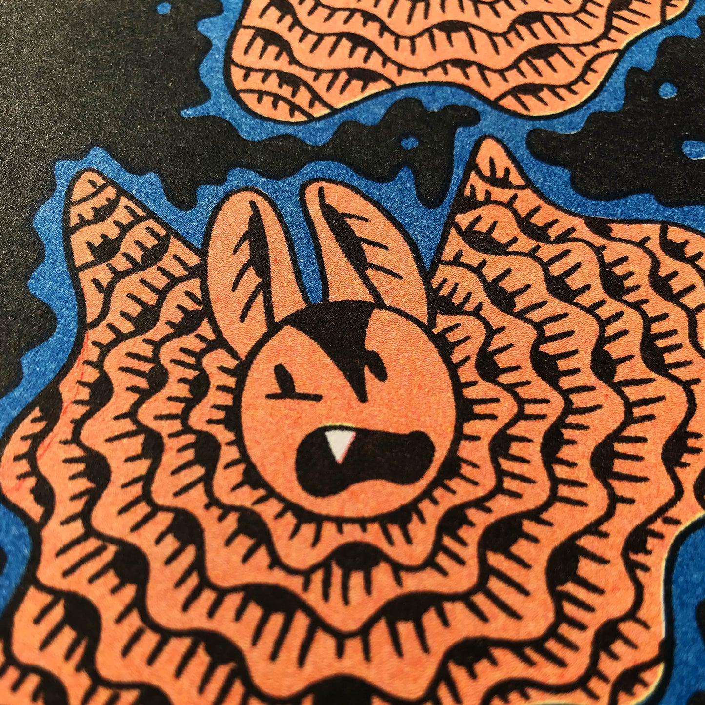 Gliding Bats Print Set - 2 Risograph prints