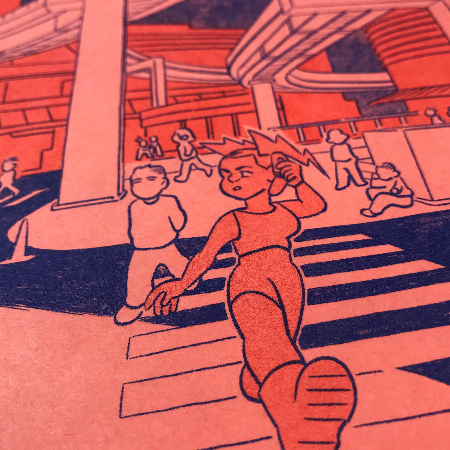 Distant Flower Chapter 01: Show Off - Risograph Zine