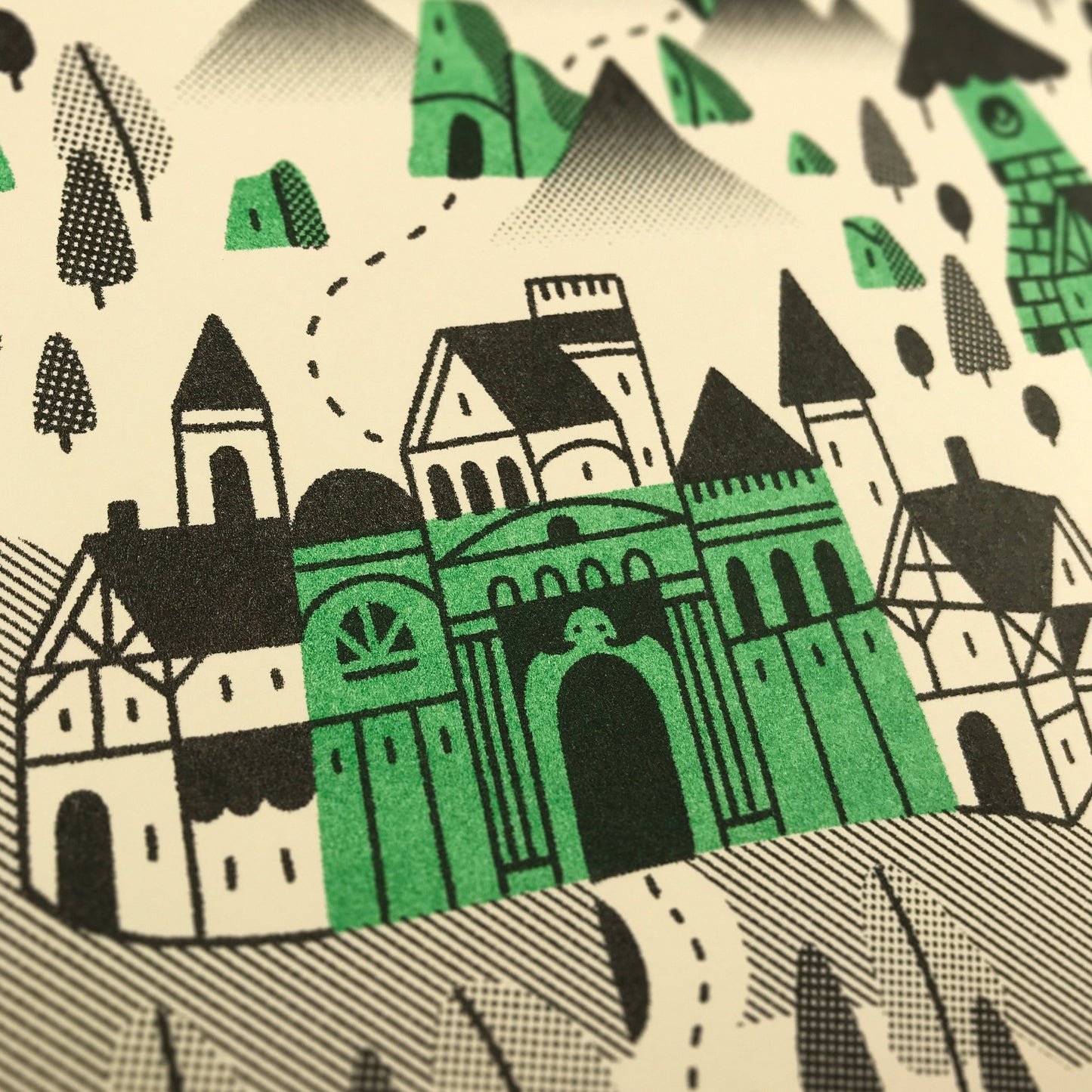 Green Dragon Mountain Map