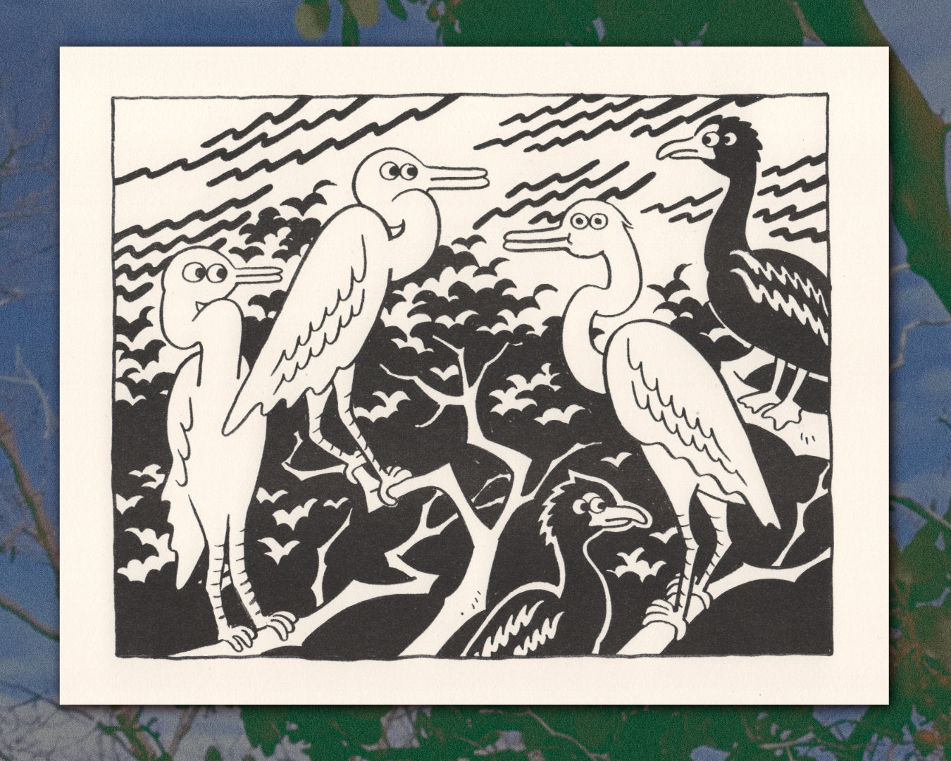 Great Egrets & Cormorants