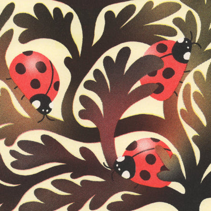 Ladybugs Under a Poppy