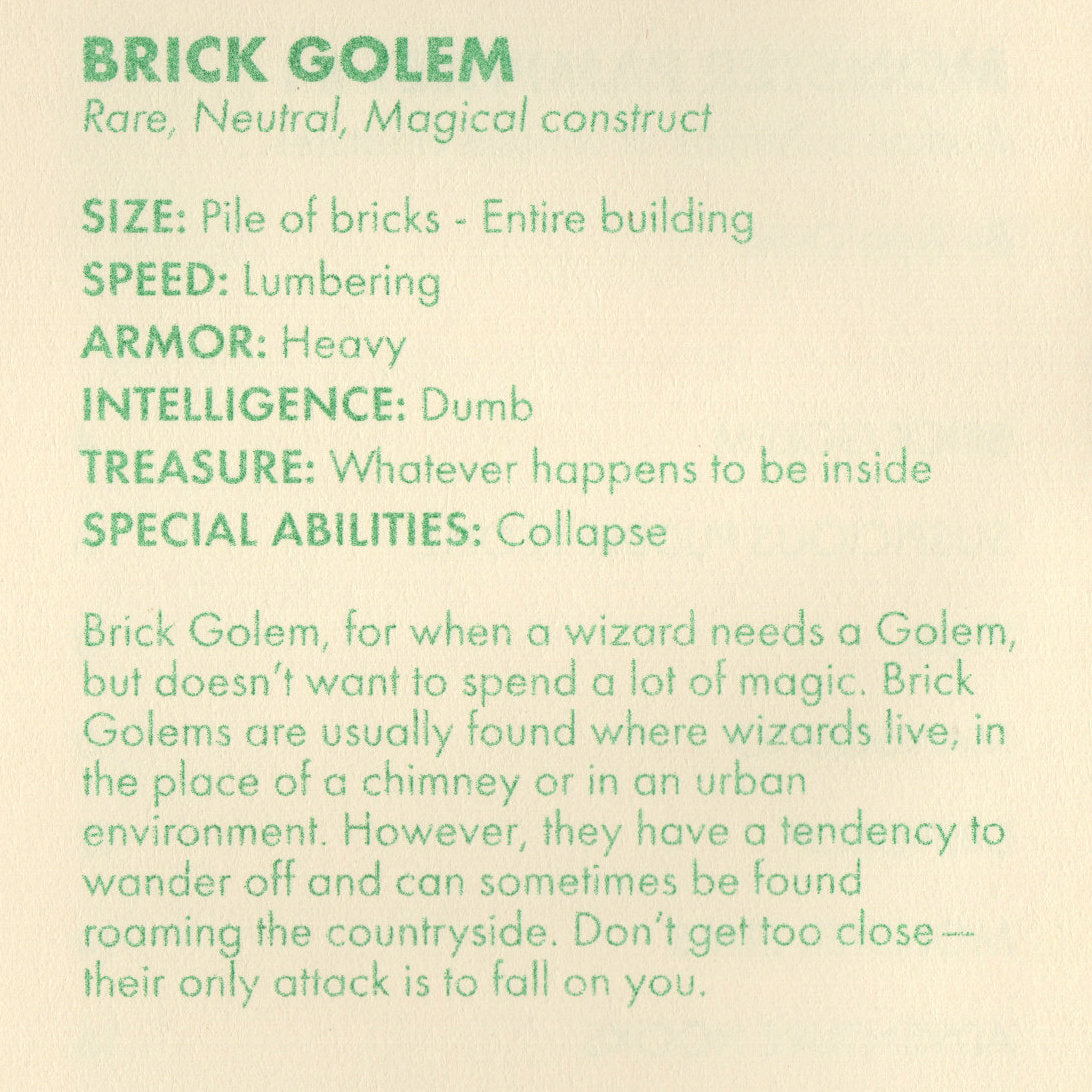 Monster Pamphlet Issue 1 - Zine & Prints